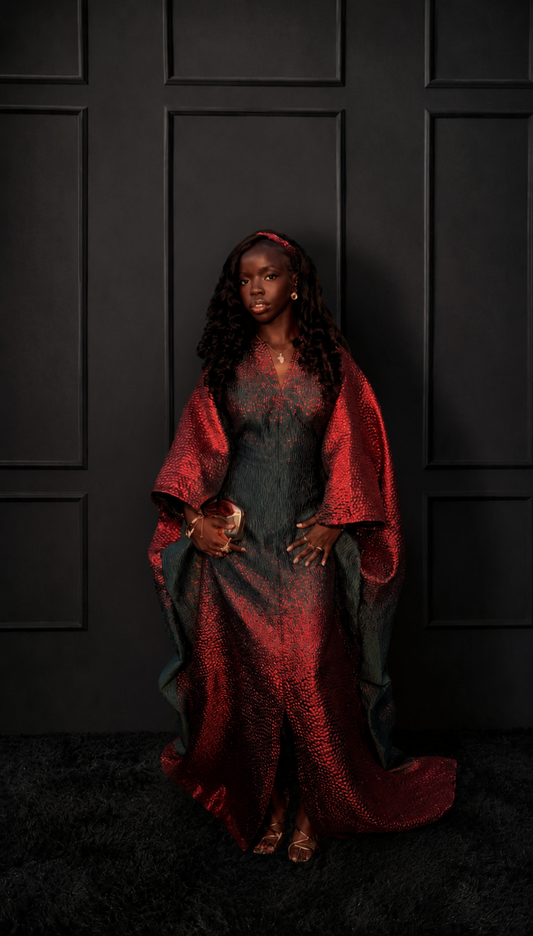 ADOM (GREEN & RED OMBRE)